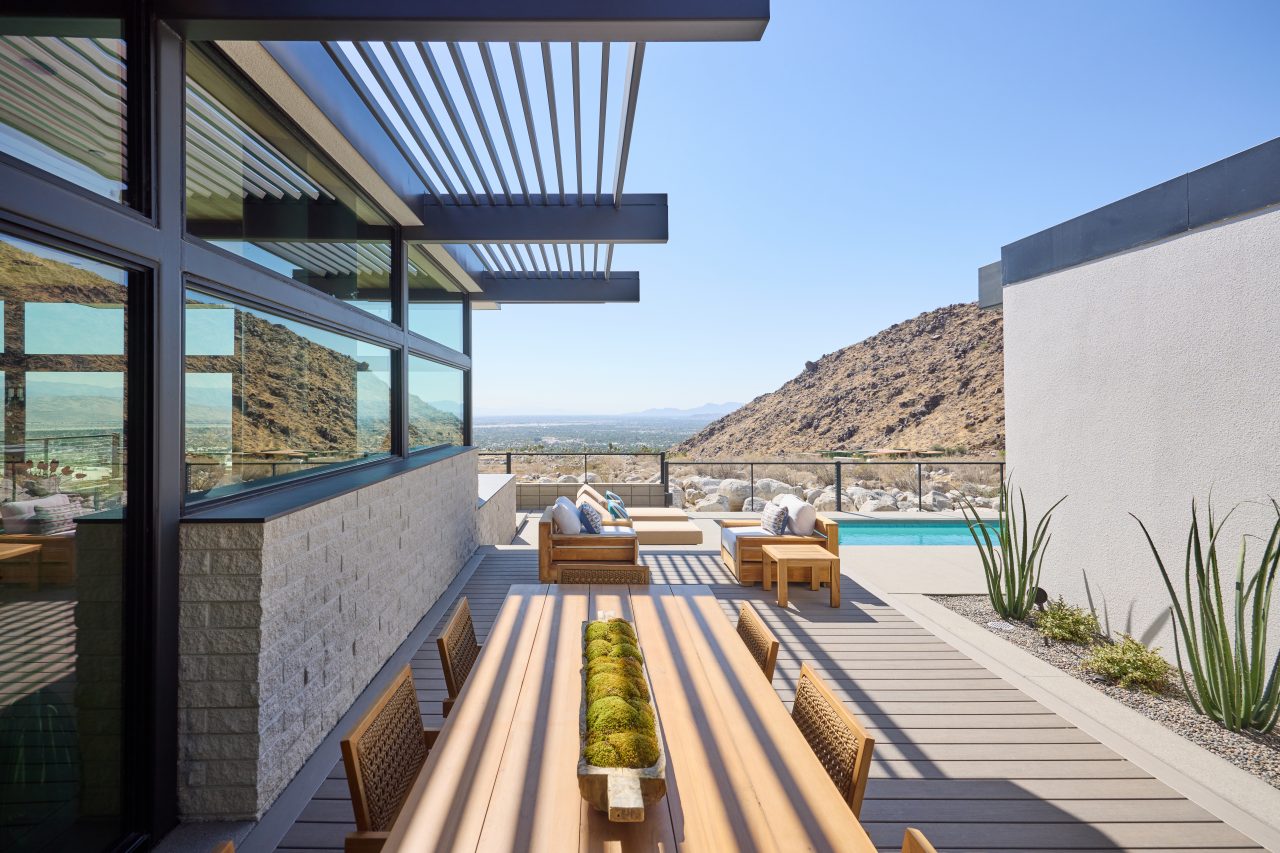 Trex decking at the Sunset House